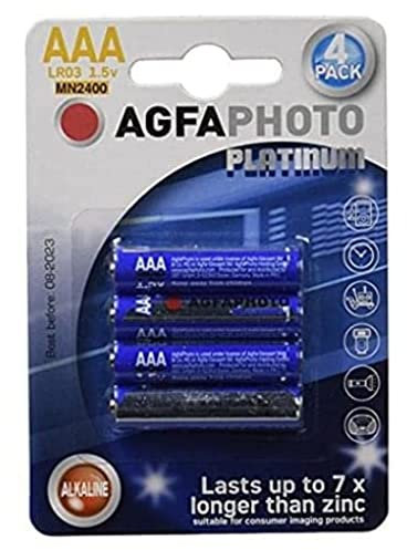AgfaPhoto Micro AAA Batterien LR03, 4er Pack