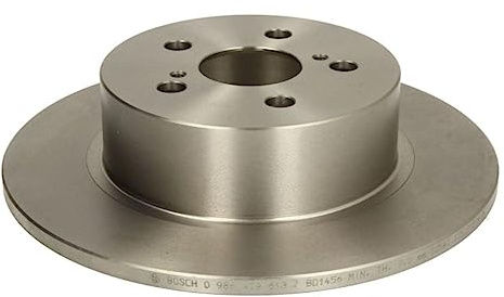 Bosch BD1456 Brake Disc Set - 271 mm Solid Discs - Rear Axle - ECE-R90 Certified - Reliable Braking, Stable Performance, Corrosion Protection - 1 Set of 2 Discs