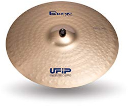 Ufip BI-16 Bionic Series 16 Inch Crash Cymbal l B20 Bronze Alloy l Hand-Crafted in Italy Since 1931 utilizing our Exclusive Rotocasting Process I Designed for Rock, Hard Rock, Heavy Metal & Fusion