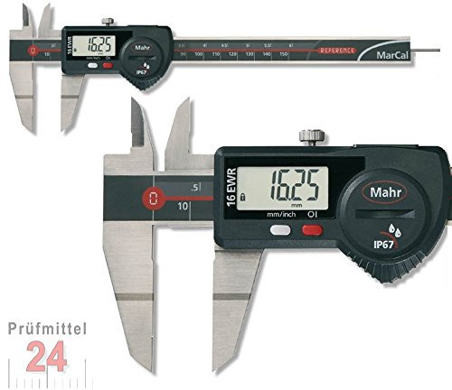 Mahr 4103074 MarCal 16 EWR-NA Digitaler Messschieber für Sonderanwendungen, 0-150 mm Reichweite