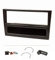tomzz Audio 2439-063 Radioblende Set kompatibel mit Opel Corsa C Combo Omega B Vectra C Meriva schwarz mit Quadlockadapter ISO Fakra Antennenadapter Phantom DIN ISO Entriegelungsbügel