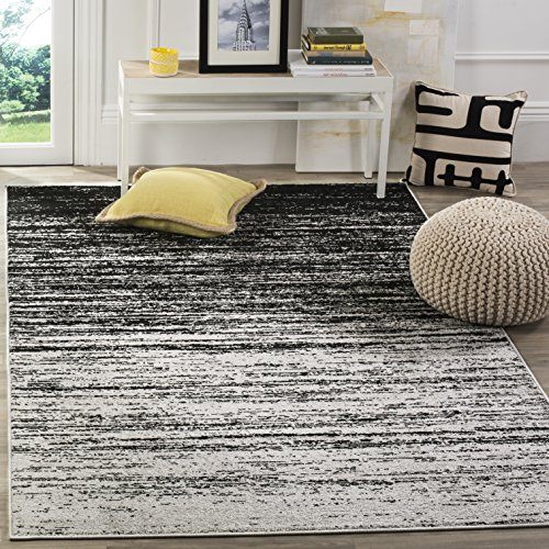 SAFAVIEH Adirondack Area Rug 5'1x7'6, Silver & Black ADR113A