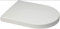 TOP AND STANDARD FIX, SHORT/MIDDLE/LONG PROJECTION D Shape One Button Quick Release Soft Close White Toilet Seat (LONG ELONGATED PROJECTION)