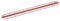 Wedo 5255001 Dreikantmaßstab (Architekt 1, aus Kunststoff, 30 cm, Skalierung 1:20, 1:25, 1:50, 1:75, 1:100, 1:125) weiß