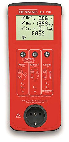 BENNING BENNING ST710 Gerätetester DIN VDE 0701-0702 200 mA DC