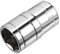 sourcing map 1/2-Inch Drive 16mm 6-Point Shallow Socket, Metric, Cr-V