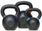 Bodytrading Powdercoated Kettlebells, Schwarz, 36 kg