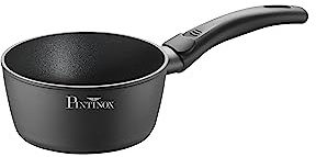 Pintinox Casseruola 1 manico in Alluminio Forgiato Energy, Adatto l'Induzione, Interno Antiaderente, Manico Soft Touch Diametro 16 cm