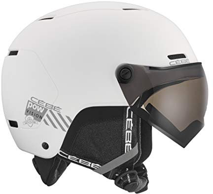 Cébé POW VISION - Casco da neve, unisex, colore: Bianco opaco, taglia M