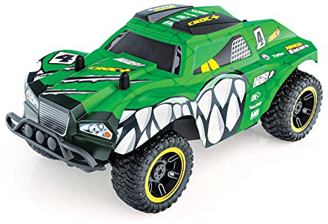 Ninco - NincoRacers Croc + Ferngesteuertes Auto Monster Truck | RC Offroad Fahrzeug 1:18 mit Federung | Widerstandsfähige Karosserie | Spielzeug ab 6 Jahren (NH93175)