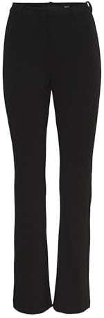 Vero Moda VMAMIRA Mr Flared Pant GA Noos Pantalons, Noir, S / 30L Femme
