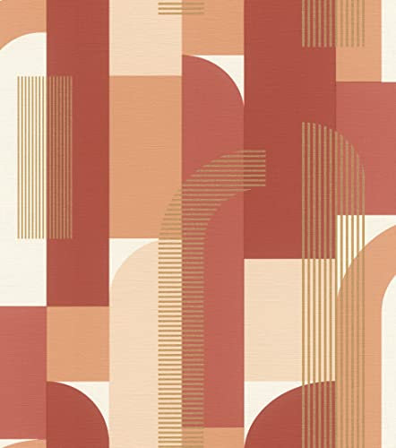 Rasch Selection 480030 Papier peint intissé Orange 10,05 x 0,53 m