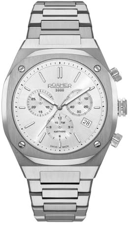 Roamer Herren Uhr Analog Quarz Chronograph 854837 41 15 50 Stingray R7 Edelstahl