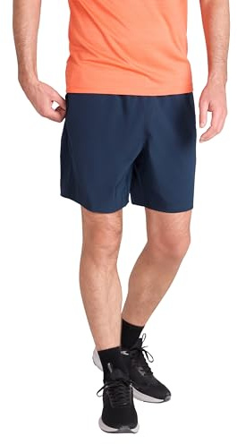 Mountain Warehouse Hurdle Mens Running Shorts - Lightweight, Quick Wick, Elastic Waistband Pants, Mesh Pockets - for Spring Summer, Cycling, Hiking, Gym Navy XXL