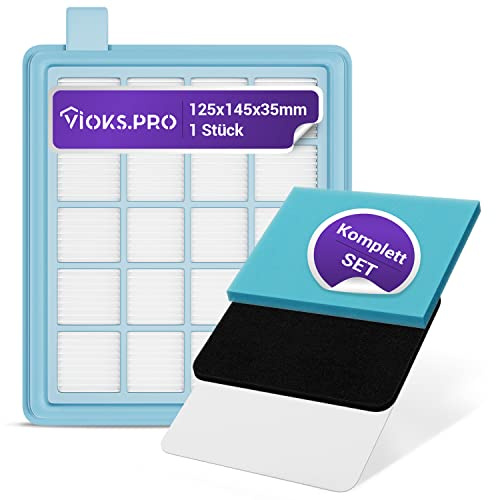 Vioks.pro Staubsauger Hepa Filter Ersatz für CP1465/01 432200493803 Philips Filter - Philips Akku Staubsauger Zubehör für Philips Power Pro Compact