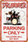 Schlagzeuger Parking Only Schild Schlagzeuger Geschenke für Männer Lustige Metallschilder Schlagzeuger-Kit Wanddekoration Junge Zimmer Dekor Band Dekor Restaurant Cafe Pub Garage Poster Drummer Man