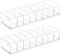 2 Stk Kosmetik Organizer 8 Fächern Make-Up Aufbewahrungsbox Lippenstift Organizer Nagellack Lippenstifthalter Arcyl Transparent Schminktisch Organizer für Schlafzimmer Waschtisch Schminktisch Schrank