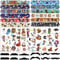 Piraten Kindergeburtstag, 34Pcs Piraten Deko Kindergeburtstag, Piraten Mitgebsel, Piraten Spielzeug, Piraten Deko mit 12 Schnapparmband Kinder,12 Piraten Bart, 10 Piraten Tattoos Kinder