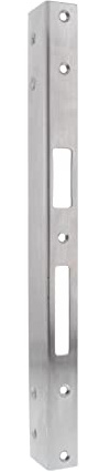 FEPS Reparatur Winkelschließblech Reparaturschließblech für Stahlzarge DIN rechts Edelstahl 330x36x25 mm FE-RS005-RS