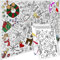 PACKLIST® Papier-Tischdecke Weihnachten zum Ausmalen, Weihnachtstischdecke, Ausmalbilder Weihnachten Kinder, Weihnachtsgeschenk Kinder, Basteln Weihnachten, Mal Mich Bunt XXL!