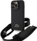 Lacoste LCHCP14LSPVCK Hülle für iPhone 14 Pro 6.1 Schwarz hardcase Iconic Petit Pique Crossbody
