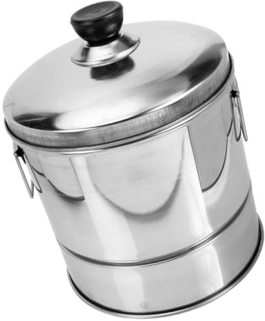 COLLBATH Edelstahl Reiskocher Dampfgarer Personen Reisspeicherbehälter Mit Deckel Gro Kapazität Vielseitig Einsetzbar Verarbeitet Ergonomischer Griff Glatte Oberfläche