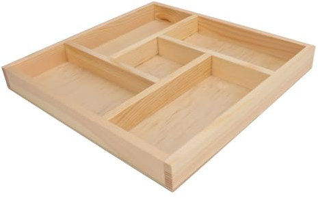 Naroote Caja Sensorial de Madera, Bandeja Sensorial de Madera Lisa y Resistente para Exteriores