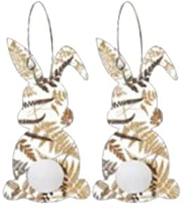 Statement Ohrringe Silber bemalte Ohrringe Frühlingsblumen Lovelys Urlaub Mädchen Schmuck (I, One Size)