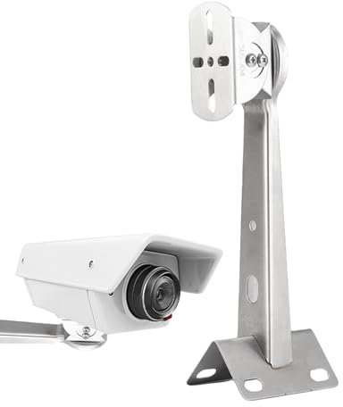 Camera Corner Pole Mounting Bracket | CCTV Bracket Camera Bracket Support Stand | Camera Wall Mount Bracket | Security Camera Pole Mount | Ceiling Mount Metal Pole for Home Security