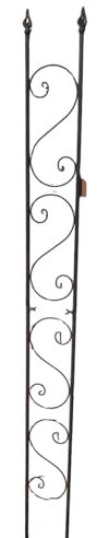 Hohes, schmales Rankgitter, Rankhilfe, Rankzaun, Eisen, 180 cm hoch