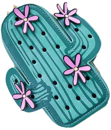 VALICLUD 1stück Kaktus Umhängetasche Damen Kleine Quadratische Schultertasche Für Frauen Modisches Design Große Kapazität Tragbar Und Vielseitig Für Alltag Und Reisen