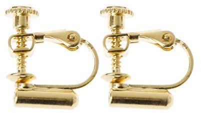 YUNNIAN Clip On Earrings Converter Fashion Earring Clip Backs Earring Clamps in Gold Silver Rose for Non Pierced Ears Jewellery