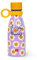 LEGAMI - Hot & Cold Mini Vacuum Flask, Lightweight and Durable Thermal Water Bottle, Hermetic Closure, Removable Silicone Handle, Stainless Steel, Capacity 300 ml, Daisy Theme