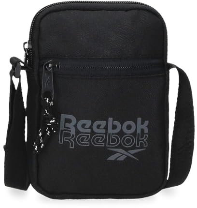 Reebok ONA Kleine Umhängetasche, Einheitsgröße, Schwarz, Talla única, Kleine Umhängetasche