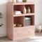 Willood Highboard Mehrzweckschrank Standschrank Rosa 67x39x95 cm Stahl