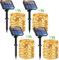 btfarm Solar Lichterkette Aussen, 4x15M 150 LED Solarlichterkette Außen Wetterfest 8 Modi IP65 Wasserdicht Kupferdraht Lichterkette Außen Solar Outdoor für Garten Terrasse Baum Hof Party (Warmweiß)