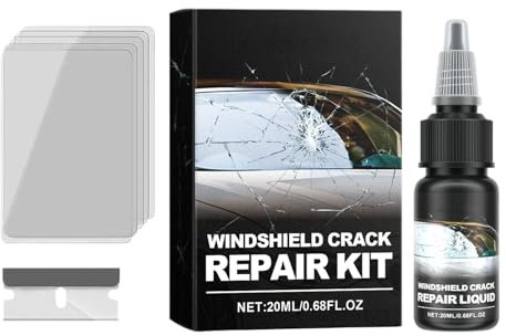 Liquide réparateur de fissures pour pare-brise, liquide réparateur de vitres pour fissures - Liquide de réparation rapide des nanocristaux Liquide réparateur de cristaux gercés - Colle pour