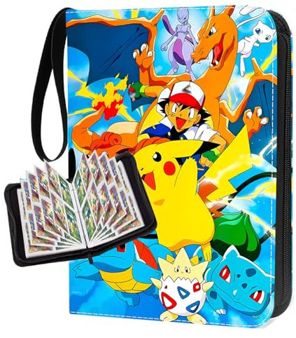 Egmelos Sammelalbum für Karten Sammelalbum,50 Seiten 900 Karten Kapazität,Sammelkarten Album,Geschenk für Kinder