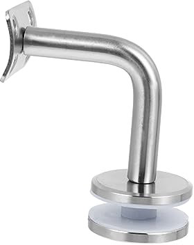 SHINEOFI 1 Pieza Soporte de Vidrio Inoxidable Barandillas y Pasamanos Abrazadera Fija Paneles de Vidrio Soporte Resistente y Estable Diversas Escaleras y Interiores