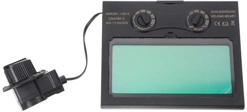 SOESFOUFU Solar Automatik Abblendlinse aus Kunststoff für Schweißhelme mit UV und Infrarot Schutz für Lichtbogenschweißen und Mig Schweißen