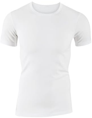 CALIDA Evolution T-Shirt Herren | Rundhals-Kurzarm-Shirt, glatte Qualität und körpernahe Passform mit angenehmem Komfort
