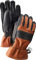Hestra Herren und Damen Skihandschuhe: Guide-Leder-Winterhandschuhe mit Wollfutter, Braun/Schwarz, Größe 9