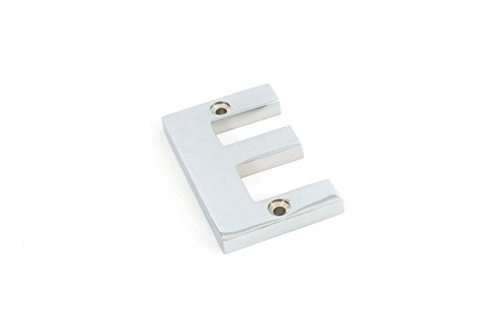 From the Anvil 83802E Letter E-Polished Chrome