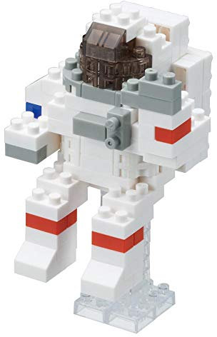 Nanoblock NBC-198 - Astronaut, Miniature 3D Puzzle, 120 Pieces