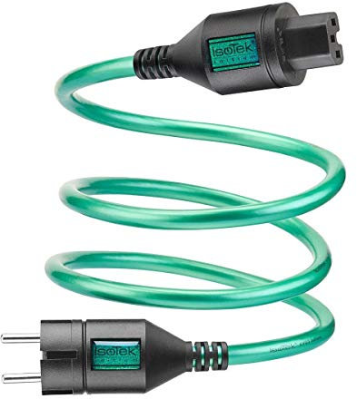 Isotek Netzkabel EVO3 Initium Schutzkontakt auf C15 1.5 Meter