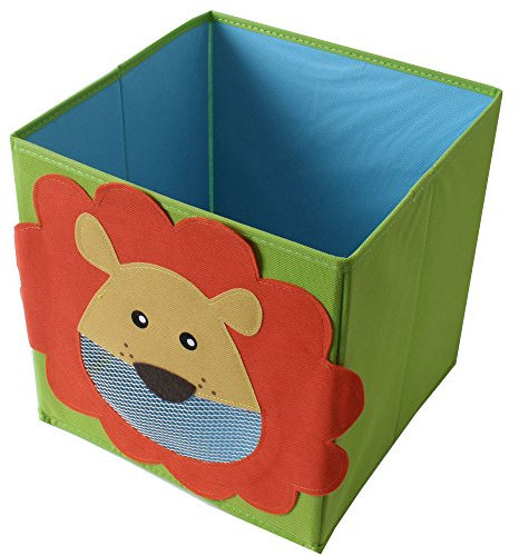 TE-Trend Faltbox Spielbox Tiermotiv Löwe Aufbewahrung Spielzeug Spielzimmer