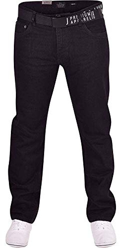 SMITH & JONES Men's Regular Fit Denim Jeans - Dark Blue, Stonewash Blue, Black - Sizes 28-44 Inch Waist