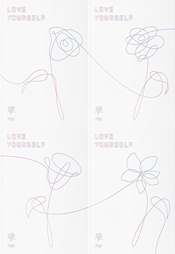 BigHit BTS – Love Yourself [Sie] [zufällige Version] + Fotobuch + Fotokarte + offizielles Poster + zusätzliche Fotokarte