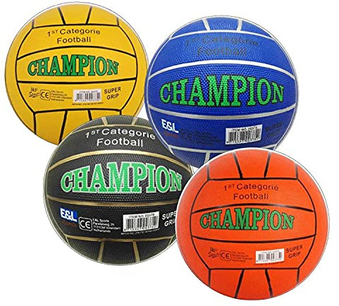 Champion - Bal - Voetbal - Rubber - 380gr. - 1 stuks - Willekeurig geleverd