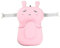 Moonvvin Tapis de bain flottant doux pour bébé et chaise longue Motif lapin rose avec crochet